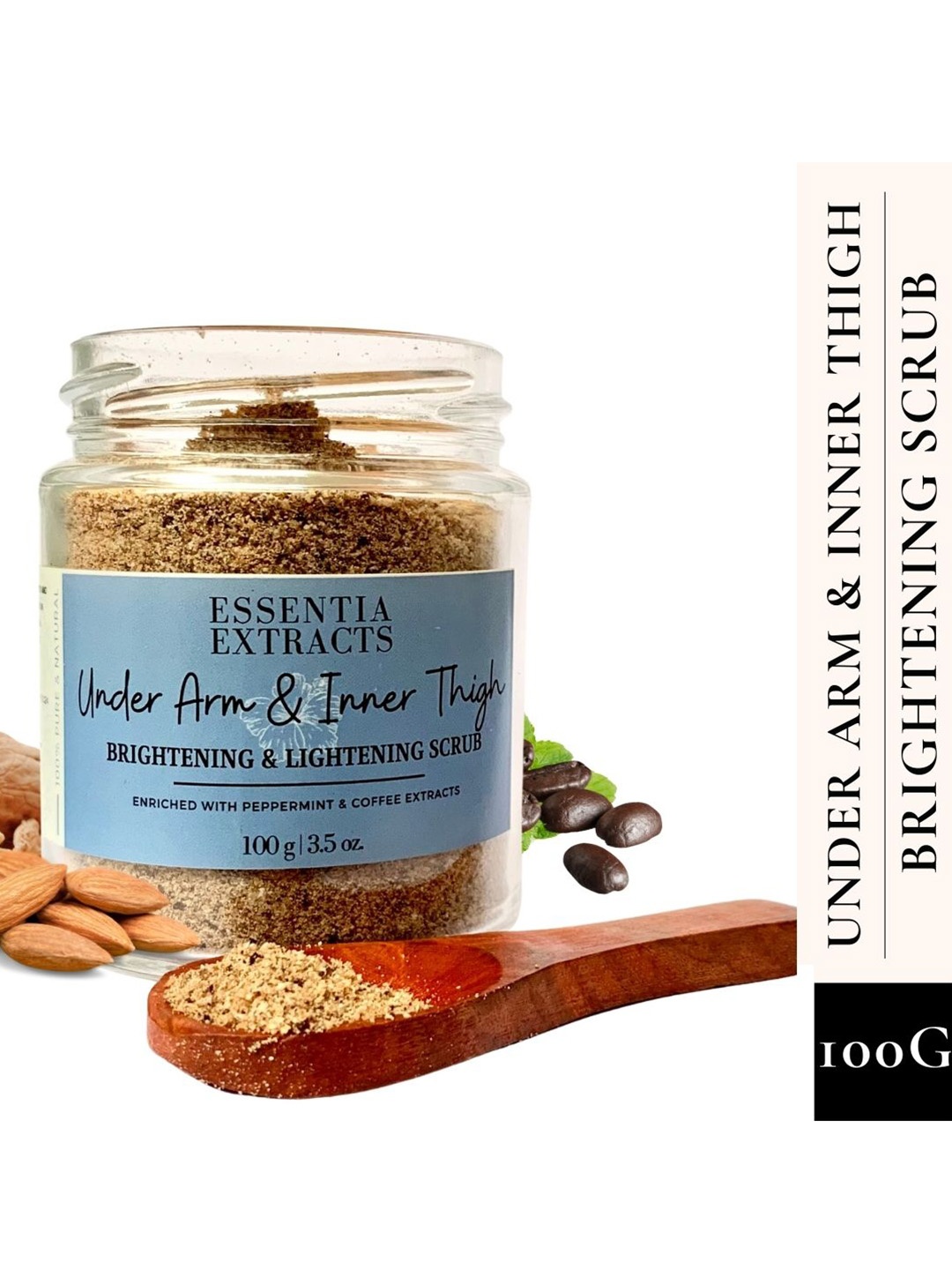 ESSENTIA EXTRACTS Under Arm & Inner Thigh Skin Brightening & Lightening Scrub - 100 g, Blue
ESSENTIA EXTRACTS Under Arm & Inner Thigh Skin Brightening & Lightening Scrub - 100 g, Blue