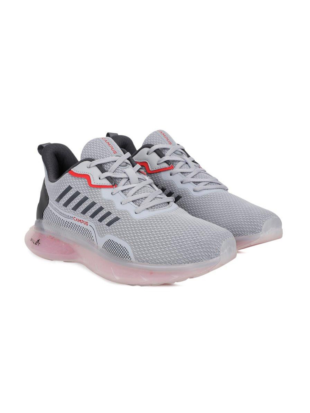 Campus Men Grey Mesh Running Shoes 
Campus Men Grey Mesh Running Shoes