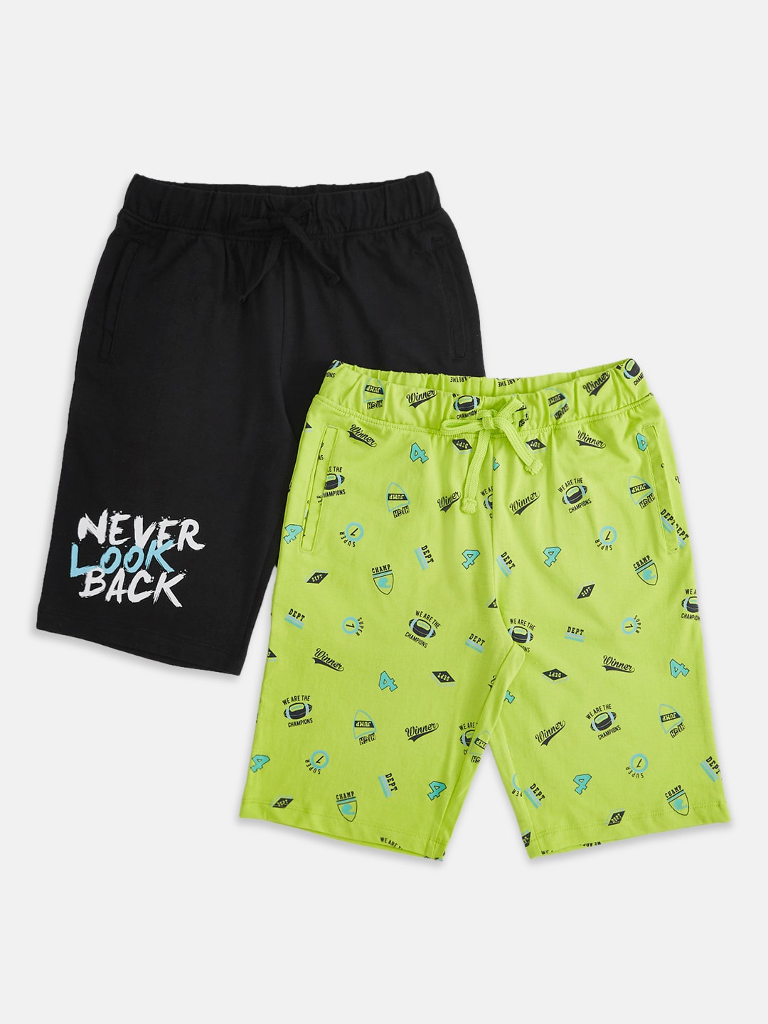 Pantaloons Junior Boys Multicoloured Printed Shorts, Multi