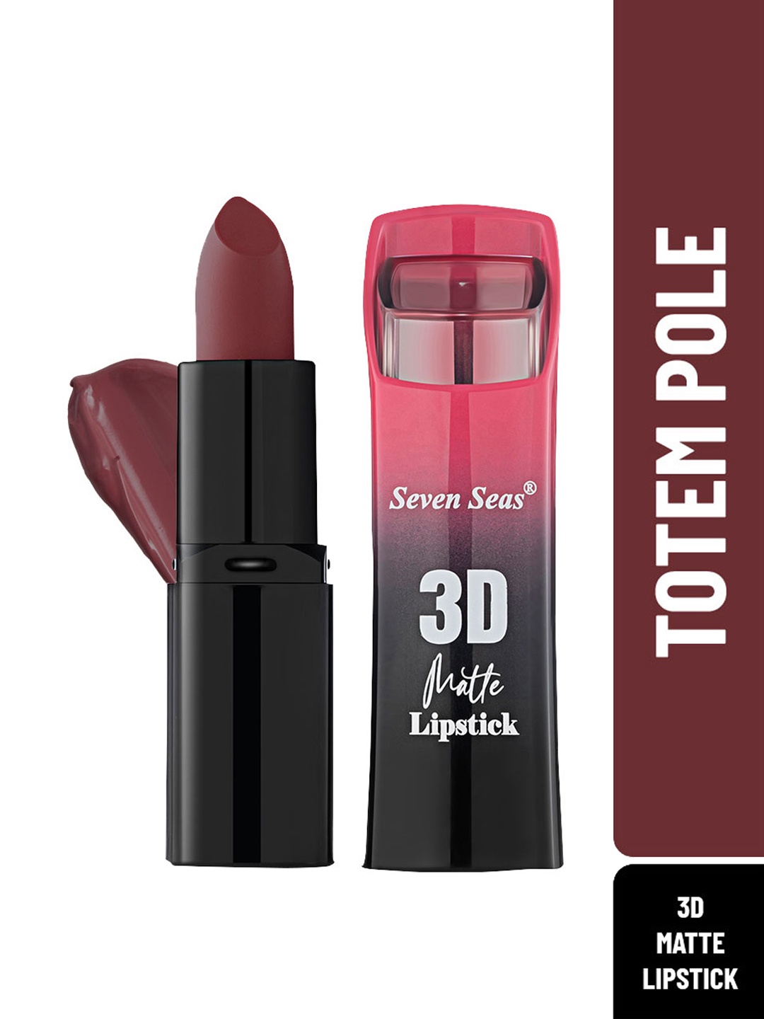 Seven Seas 3D Matte Vitamin E Enriched Full Coverage Bullet Lipstick : Totem Pole, Red
Seven Seas 3D Matte Vitamin E Enriched Full Coverage Bullet Lipstick : Totem Pole, Red