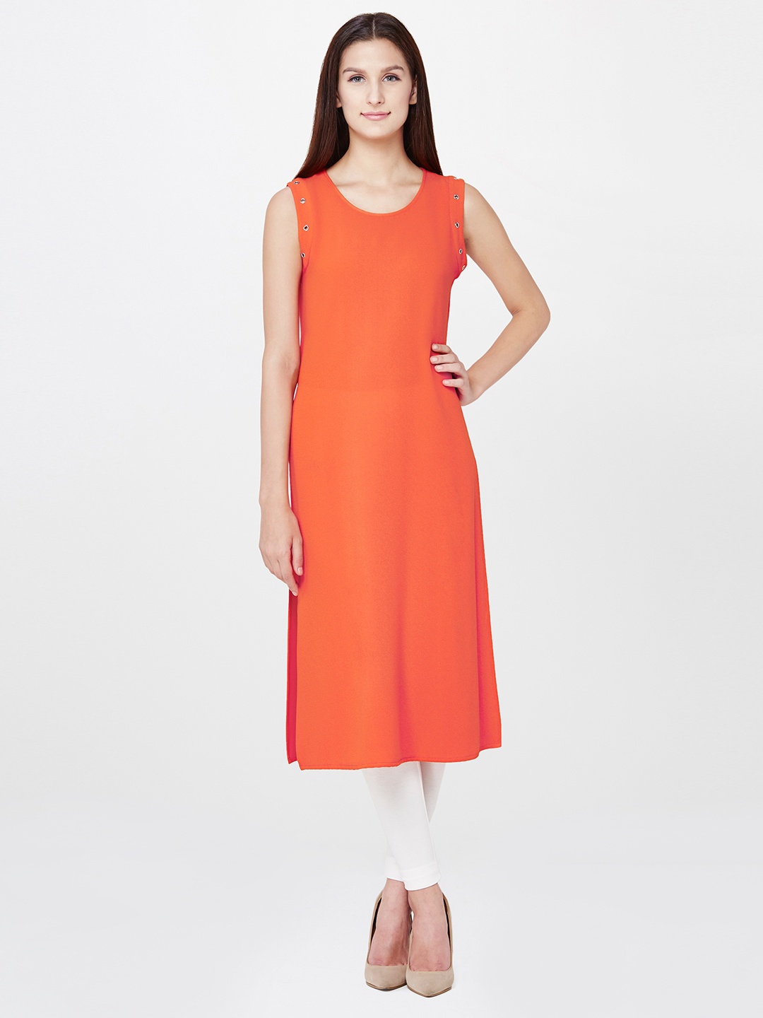 AND by Anita Dongre Orange Tunic