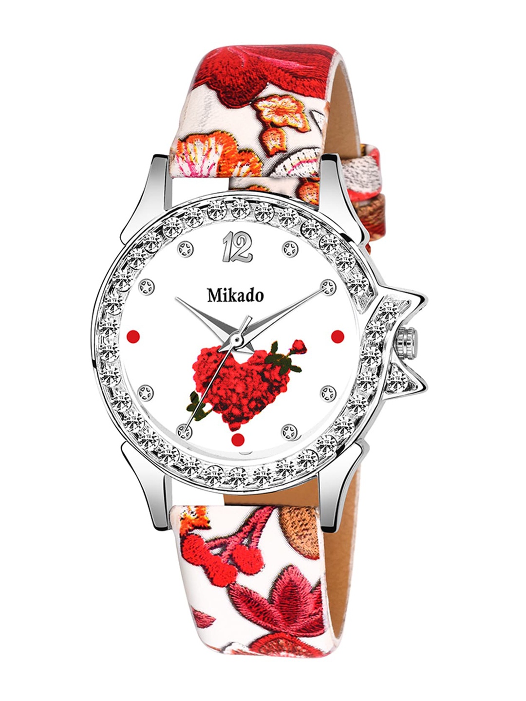 Mikado Women Multicoloured Brass Printed Dial Leather Straps Analogue Watch - FM 7781, Multi
Mikado Women Multicoloured Brass Printed Dial Leather Straps Analogue Watch - FM 7781, Multi