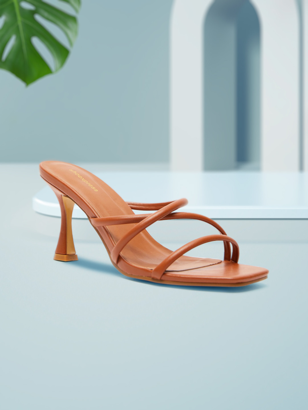 shoexpress Women Brown PU Strappy Sandals
shoexpress Women Brown PU Strappy Sandals