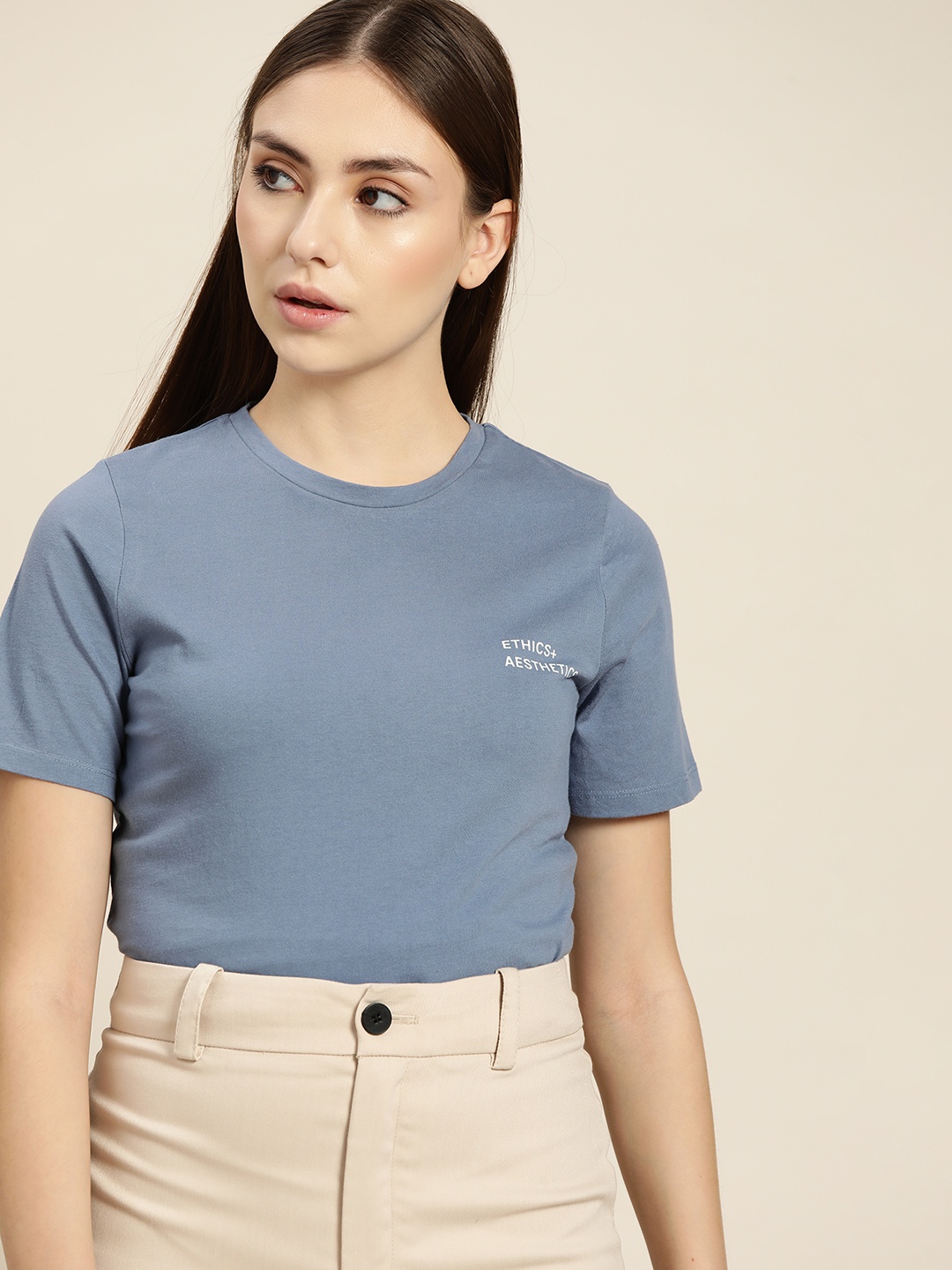 ether Kora Collection Blue Sustainable Naturally Dyed Fabric Solid Pure Cotton T-shirt
ether Kora Collection Blue Sustainable Naturally Dyed Fabric Solid Pure Cotton T-shirt