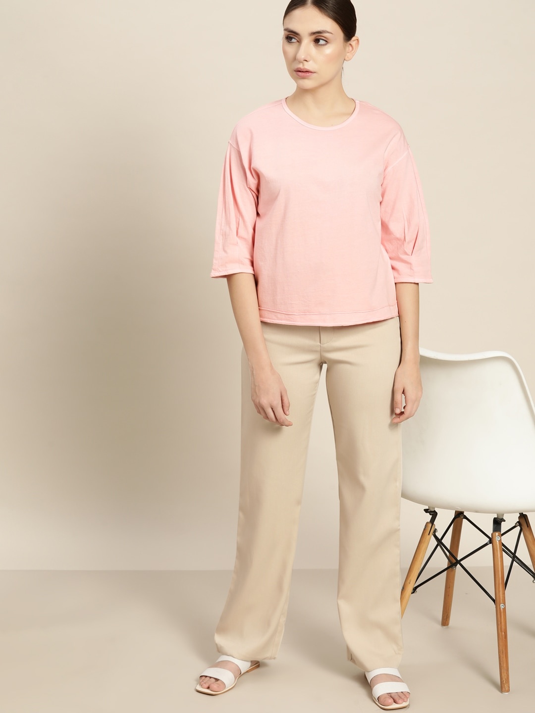 ether Kora Collection Pink Sustainable Naturally Dyed Puff Sleeves Cotton Boxy T-shirt
ether Kora Collection Pink Sustainable Naturally Dyed Puff Sleeves Cotton Boxy T-shirt