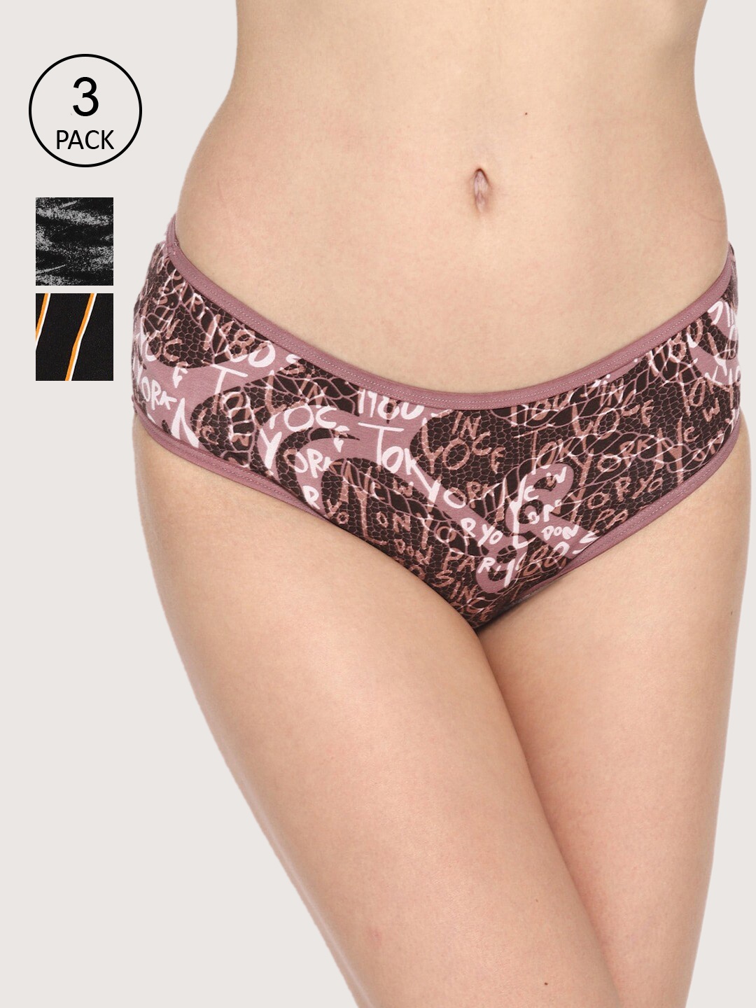 Skidlers Women Pack of 3 Assorted Bikini Briefs BRIEF-SKD-43-PEACH-44-MUTS-45-BLACK-COMBO
Skidlers Women Pack of 3 Assorted Bikini Briefs BRIEF-SKD-43-PEACH-44-MUTS-45-BLACK-COMBO