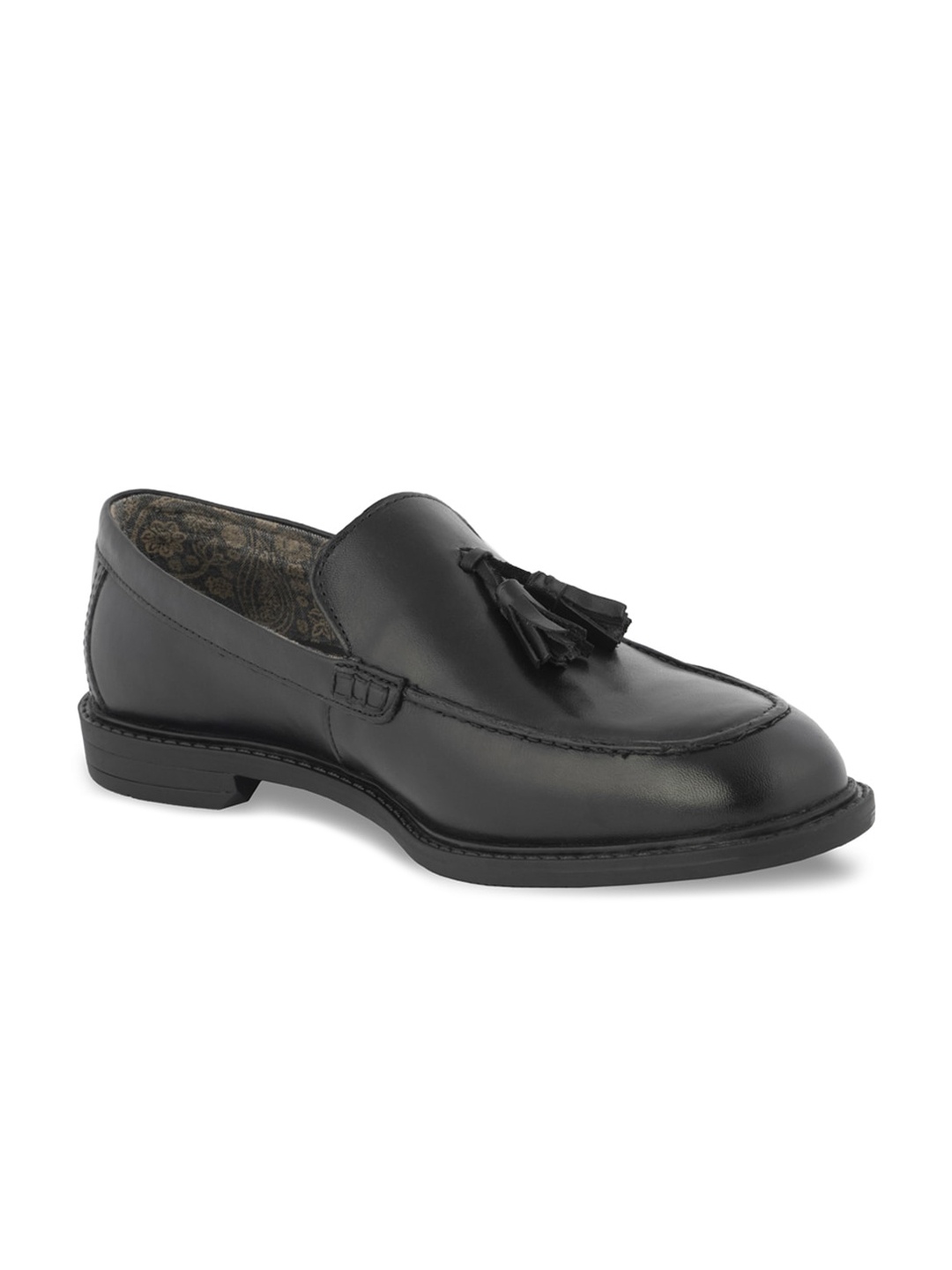 SILVER STREET LONDON Men Black Leather Loafers