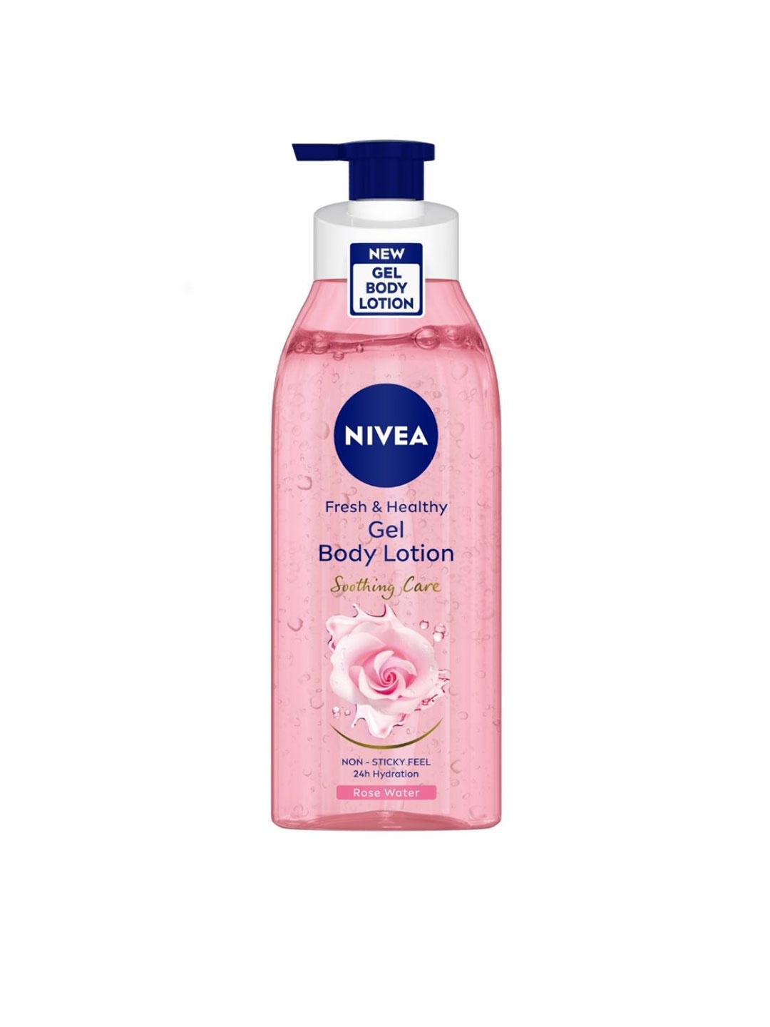 Nivea Soothing Care Rose Water Gel Body Lotion - Non Sticky Feel - 24H Hydration - 390ml, Pink
Nivea Soothing Care Rose Water Gel Body Lotion - Non Sticky Feel - 24H Hydration - 390ml, Pink