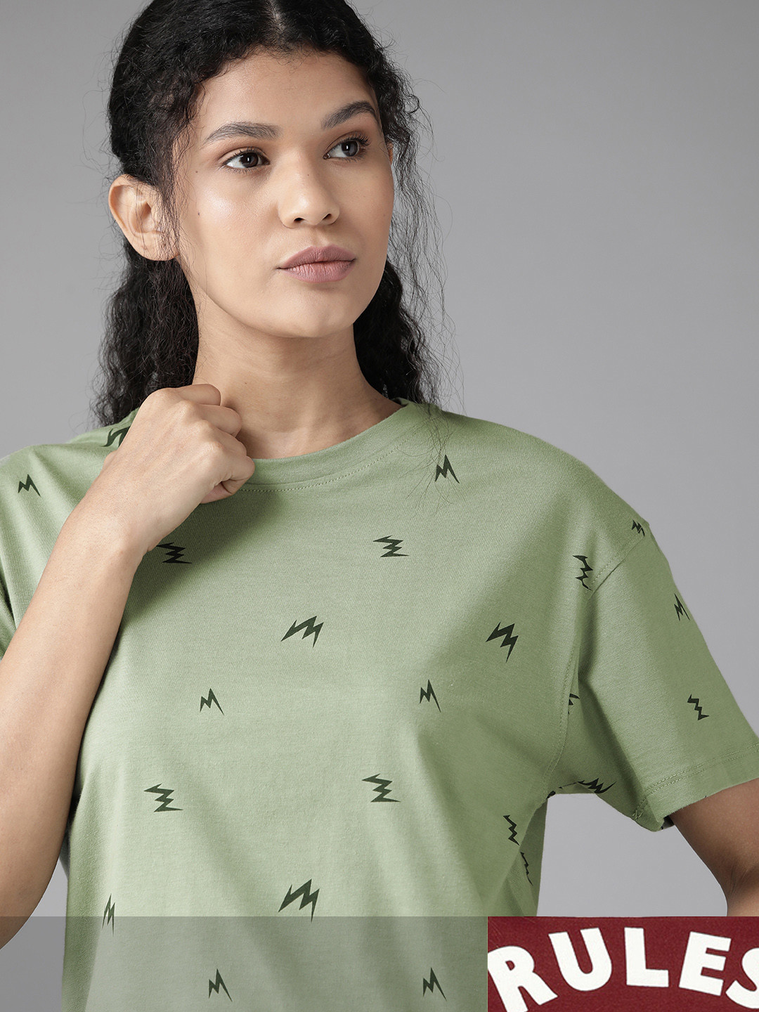 Roadster Women Green & Maroon Pack Of 2 Printed Round Neck Pure Cotton T-shirts
Roadster Women Green & Maroon Pack Of 2 Printed Round Neck Pure Cotton T-shirts
