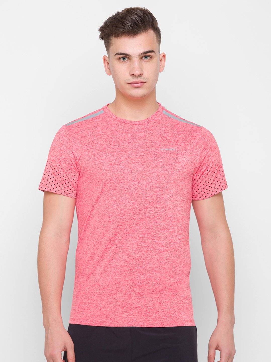 Globus Men Red Printed Slim Fit T-shirt