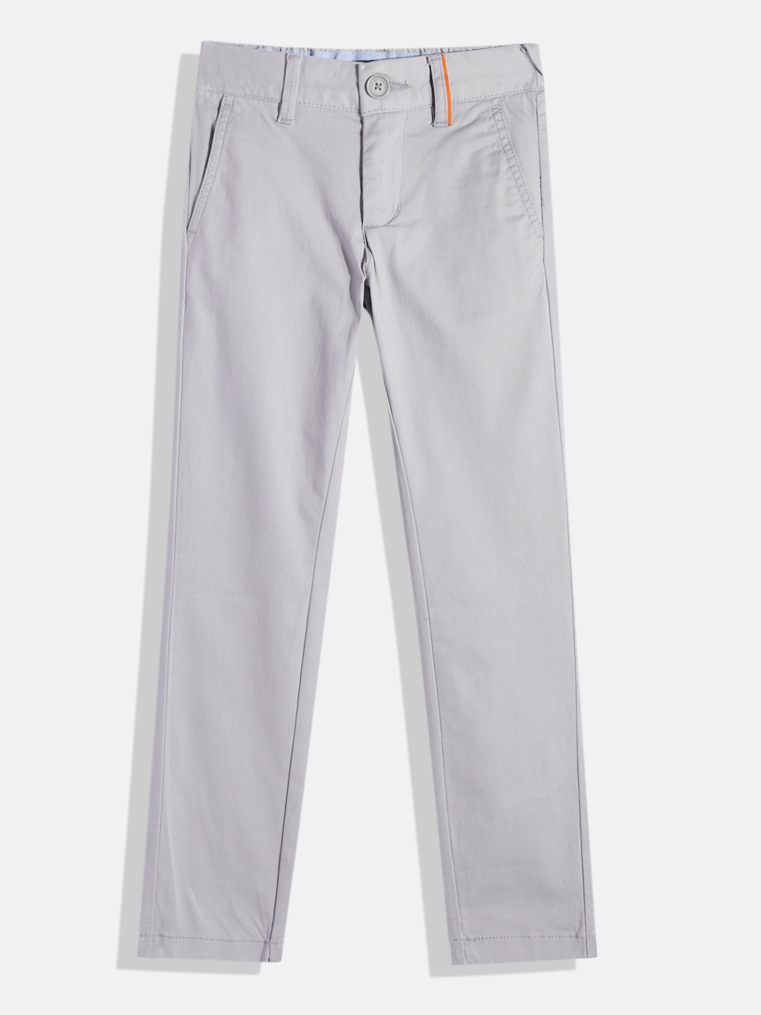 Indian Terrain Boys Solid Regular Fit High-Rise Plain Woven Flat-Front Trousers, Grey
Indian Terrain Boys Solid Regular Fit High-Rise Plain Woven Flat-Front Trousers, Grey