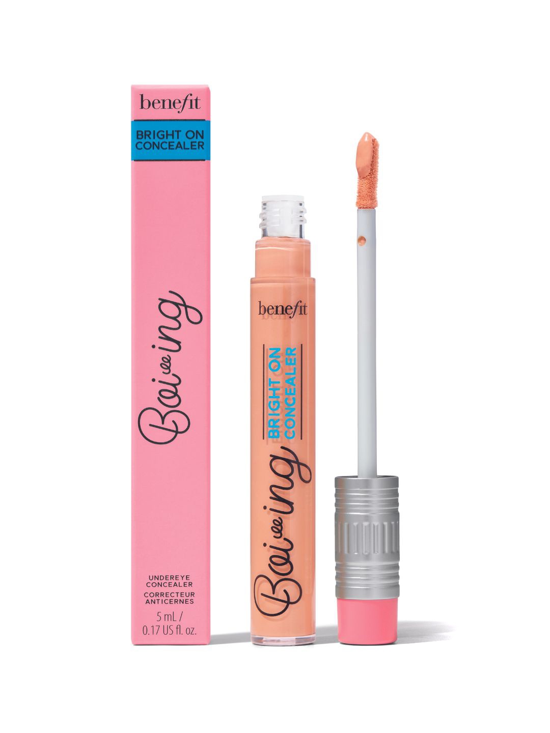 Benefit Cosmetics Boi-ing Bright On Under Eye Concealer with Vitamin C 5 ml - Melon, Beige
Benefit Cosmetics Boi-ing Bright On Under Eye Concealer with Vitamin C 5 ml - Melon, Beige