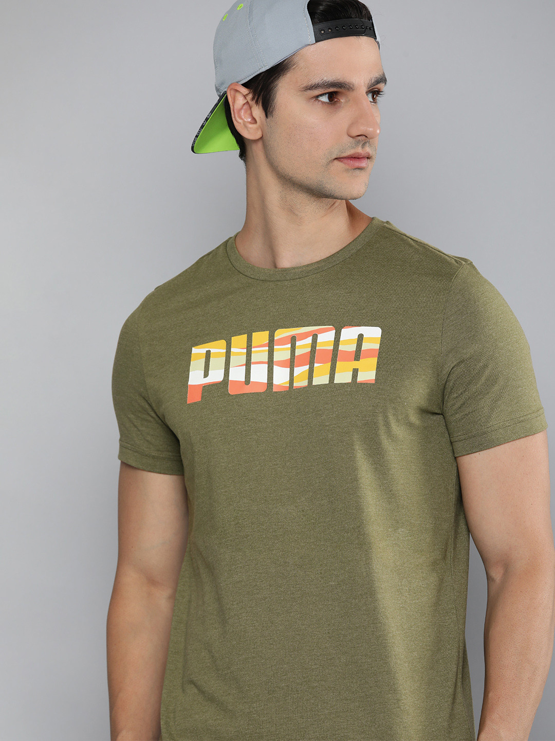 Puma Men Olive Green Brand Logo Printed Slim Fit Casual T-shirt
Puma Men Olive Green Brand Logo Printed Slim Fit Casual T-shirt