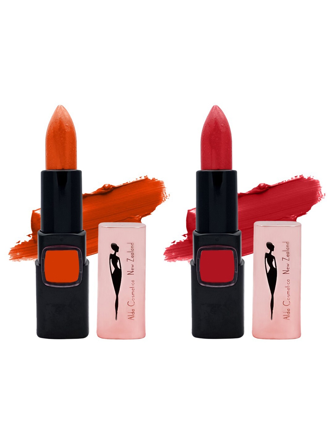 Pretty Woman Set of 2 Long Lasting Matte Finish Color Rush Lipstick - L01 & L17, Orange
Pretty Woman Set of 2 Long Lasting Matte Finish Color Rush Lipstick - L01 & L17, Orange
