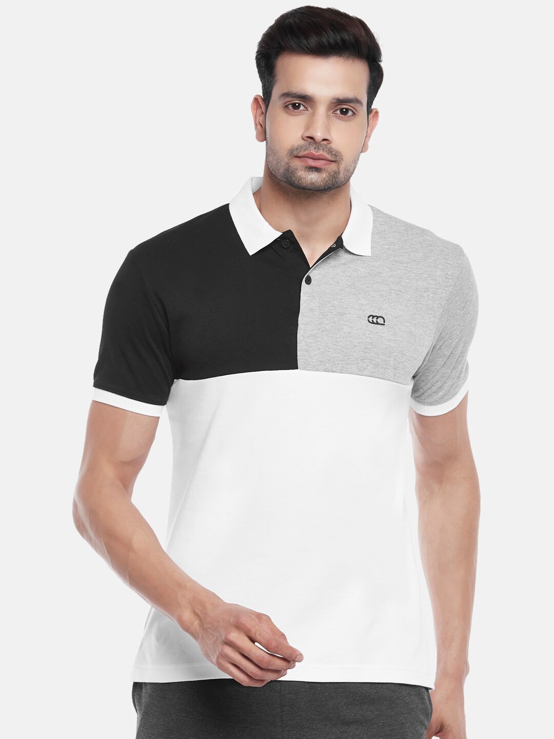 Ajile by Pantaloons Men White & Black Colourblocked Polo Collar Slim Fit Running T-shirt
Ajile by Pantaloons Men White & Black Colourblocked Polo Collar Slim Fit Running T-shirt