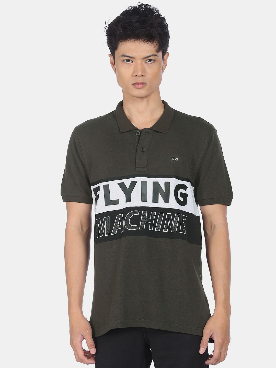 Flying Machine Men Plus Size Charcoal Grey & White Typography Printed Cotton T-shirt
Flying Machine Men Plus Size Charcoal Grey & White Typography Printed Cotton T-shirt