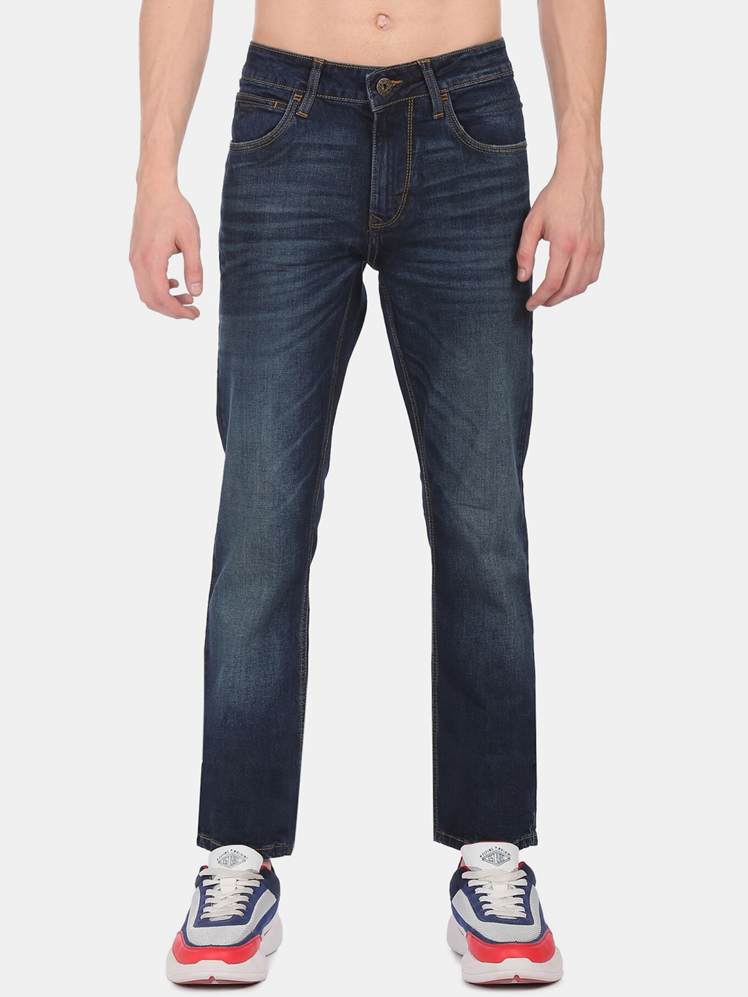 Flying Machine Men Blue Slim Fit Light Fade Jeans