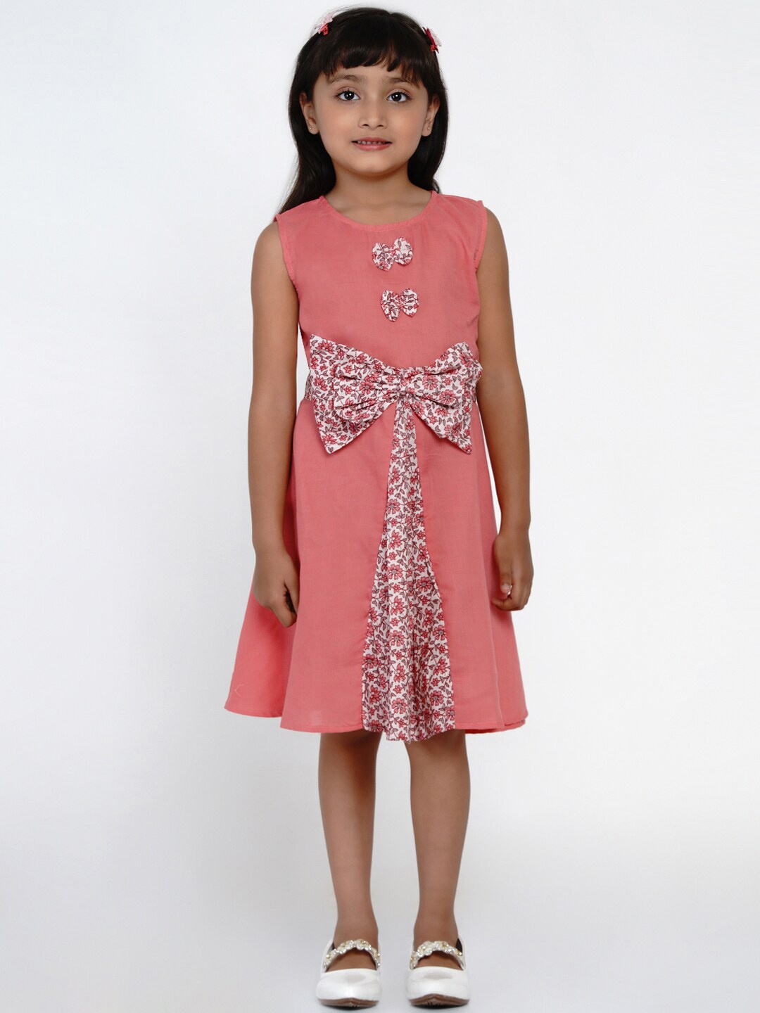 Bitiya by Bhama Peach-Coloured Dress