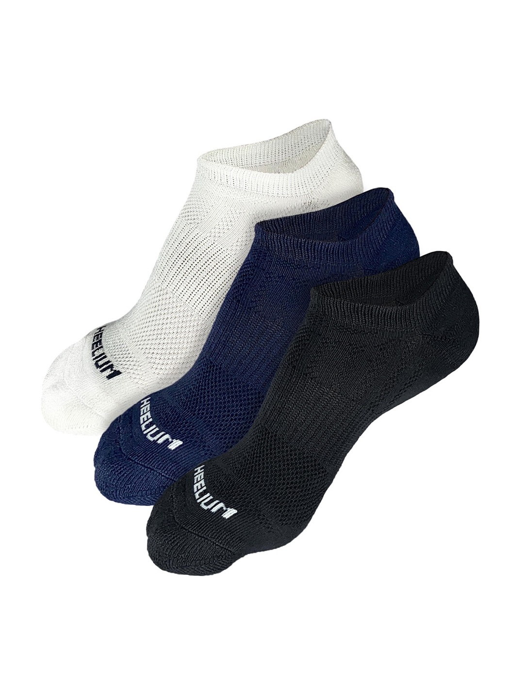 Heelium Men Pack of 3 Odour-Free Breathable Anti-Bacterial Bamboo Ankle Length Socks, Black
Heelium Men Pack of 3 Odour-Free Breathable Anti-Bacterial Bamboo Ankle Length Socks, Black