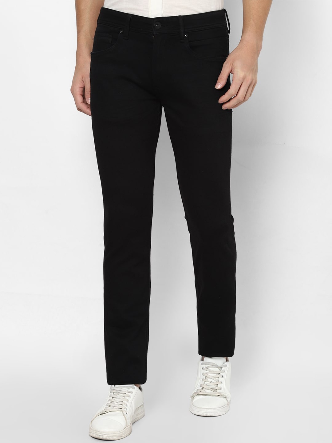 Louis Philippe Jeans Men Black Slim Fit Jeans