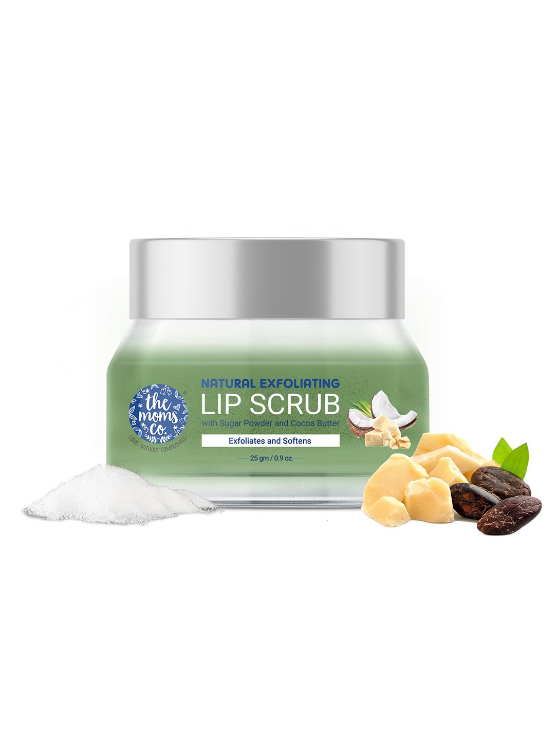 The Moms Co. Natural Exfoliating Lip Scrub with Sugar Powder & Cocoa Butter 25 g, Green
The Moms Co. Natural Exfoliating Lip Scrub with Sugar Powder & Cocoa Butter 25 g, Green