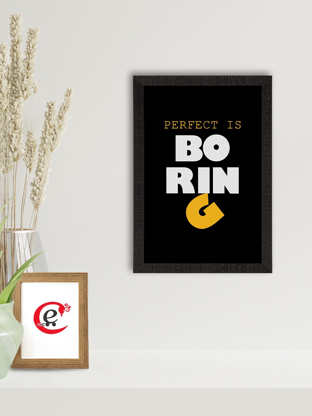 eCraftIndia Black & White "Perfect is Boring" Motivational Quote Satin Matt Texture UV Art Painting
eCraftIndia Black & White "Perfect is Boring" Motivational Quote Satin Matt Texture UV Art Painting