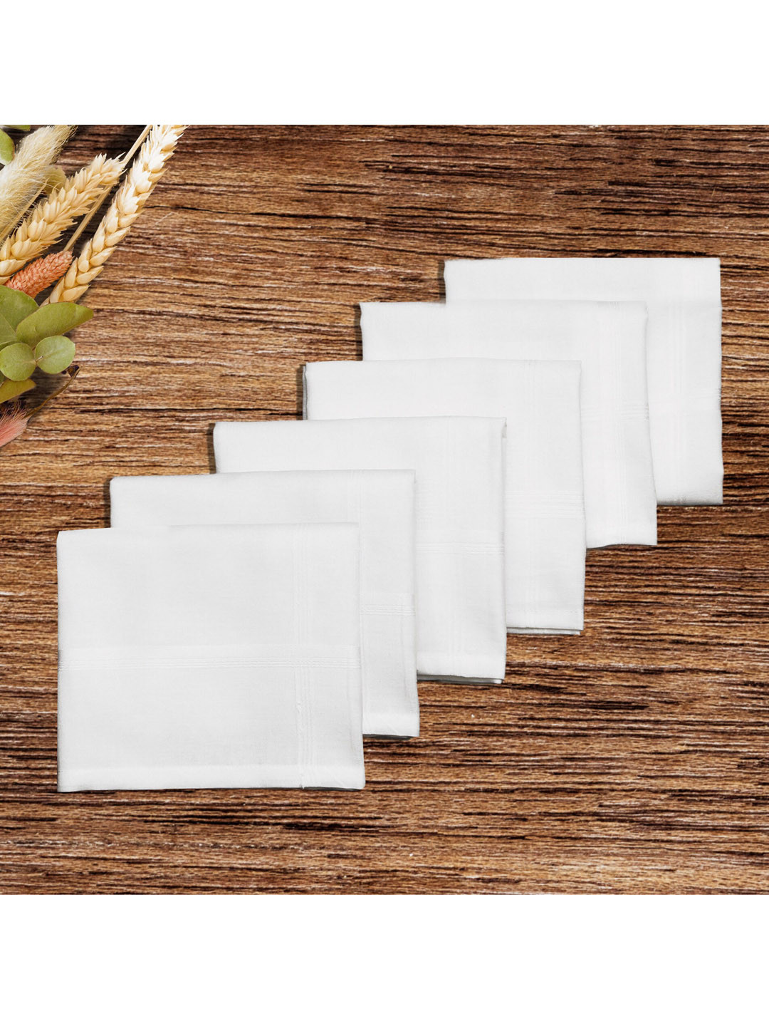 Caruso ITALY Men White Pack of 12 Pure Cotton Handkerchief
Caruso ITALY Men White Pack of 12 Pure Cotton Handkerchief