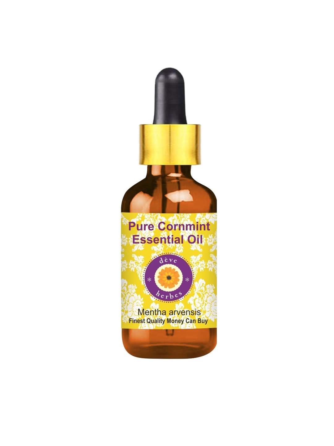 Deve Herbes Pure Cornmint Steam Distilled Essential Oil with Glass Dropper - 50ml, Yellow
Deve Herbes Pure Cornmint Steam Distilled Essential Oil with Glass Dropper - 50ml, Yellow
