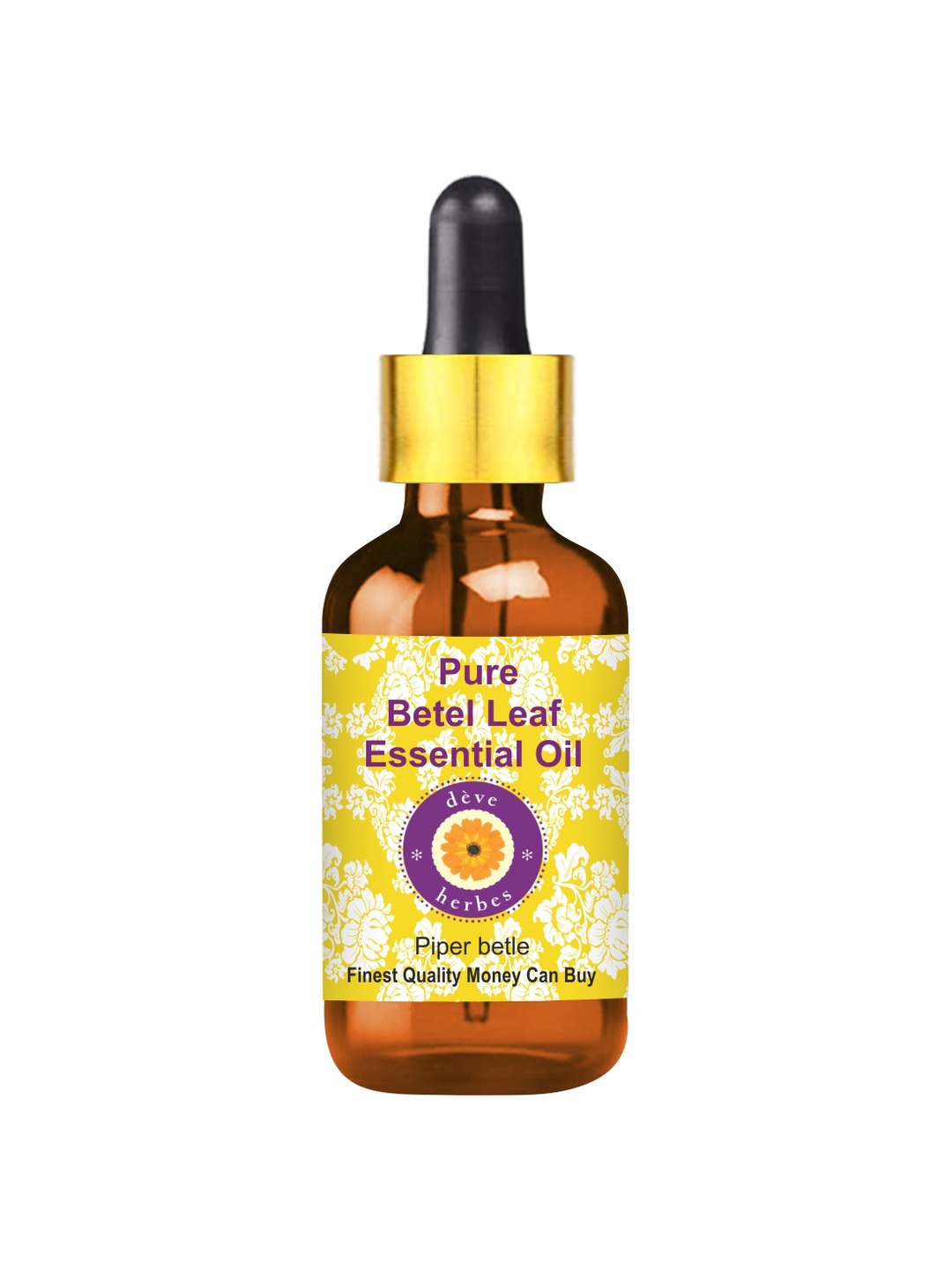 Deve Herbes Pure Betel Leaf Steam Distilled Essential Oil with Glass Dropper - 15ml, Yellow
Deve Herbes Pure Betel Leaf Steam Distilled Essential Oil with Glass Dropper - 15ml, Yellow