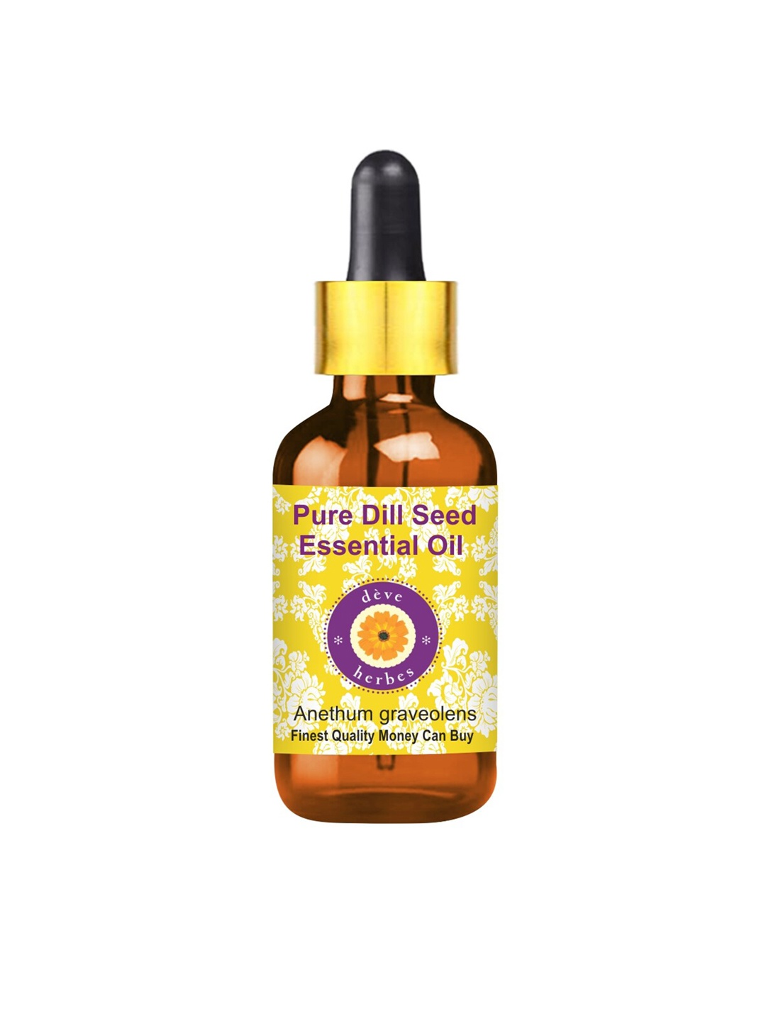 Deve Herbes Pure Dill Seed Steam Distilled Essential Oil with Glass Dropper - 10ml, Yellow
Deve Herbes Pure Dill Seed Steam Distilled Essential Oil with Glass Dropper - 10ml, Yellow