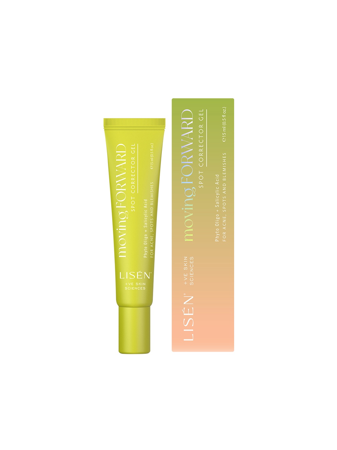 LISEN Moving Forward Lightweight Spot Corrector Gel for Active Acne Spots & Blemishes 15ml, Fluorescent green
LISEN Moving Forward Lightweight Spot Corrector Gel for Active Acne Spots & Blemishes 15ml, Fluorescent green
