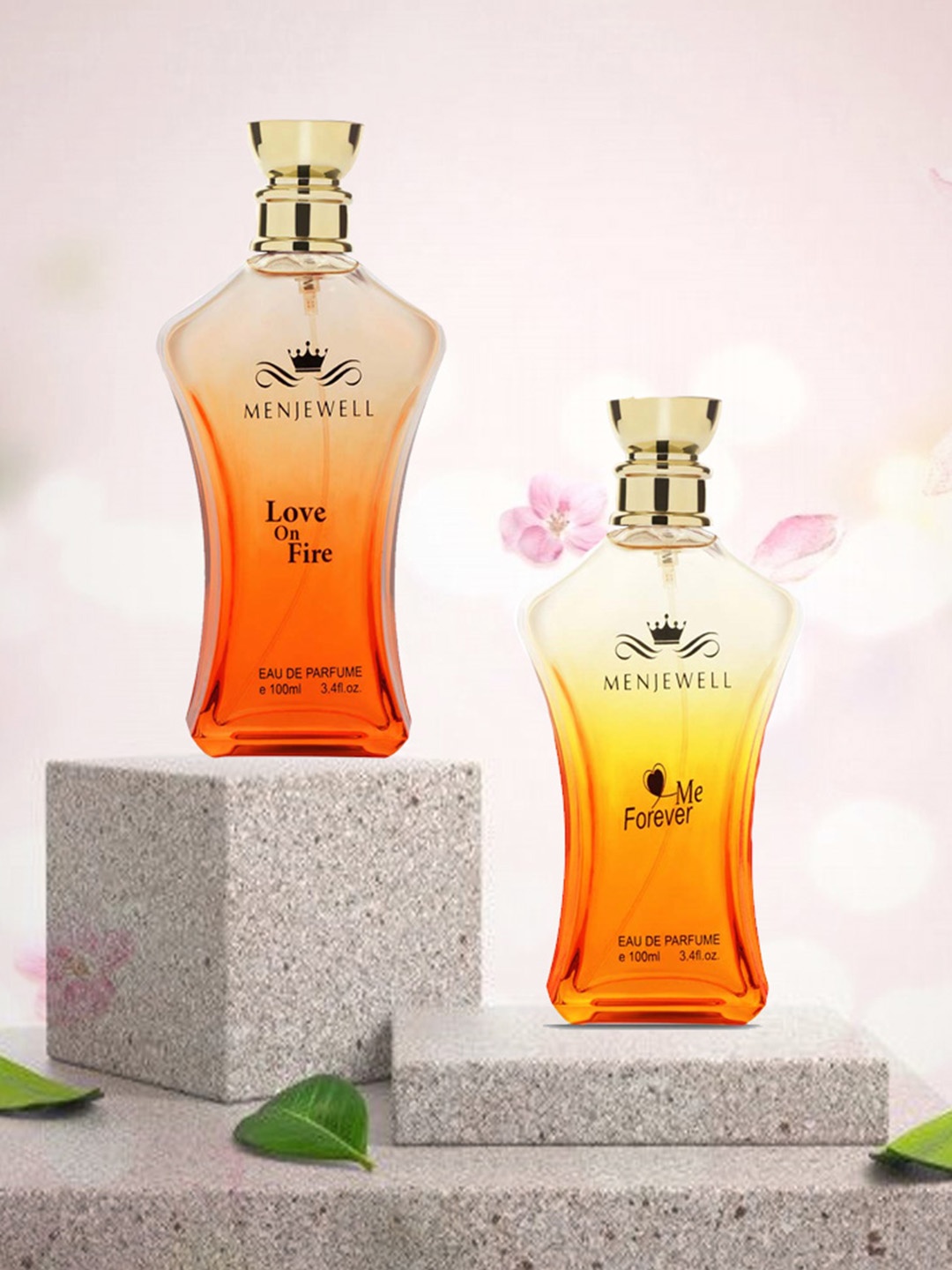 Menjewell Set of 2 Eau de Parfums - Men Love On Fire Noir & Women Love Me Forever Floral, Pink
Menjewell Set of 2 Eau de Parfums - Men Love On Fire Noir & Women Love Me Forever Floral, Pink