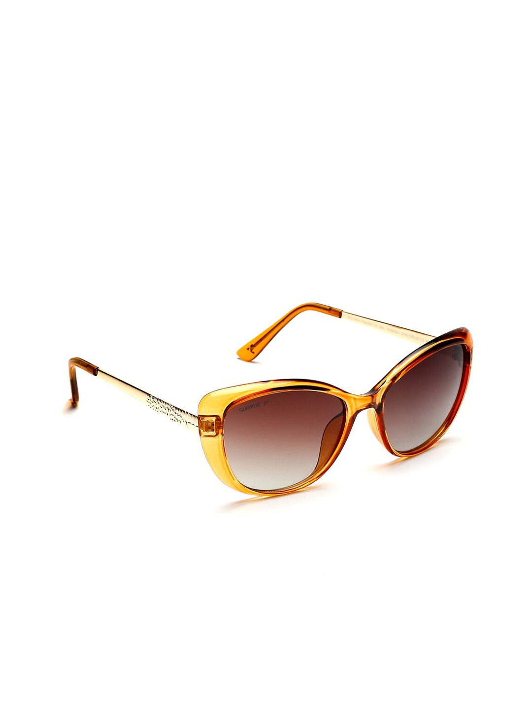 SunVoir Unisex Brown Lens & Brown Cateye Sunglasses with Polarised Lens SUNVOIR-007-C2
SunVoir Unisex Brown Lens & Brown Cateye Sunglasses with Polarised Lens SUNVOIR-007-C2