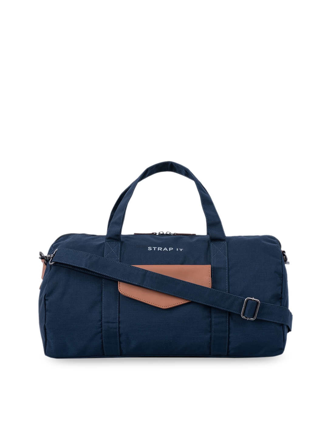 STRAP IT Blue Solid Duffel Bag