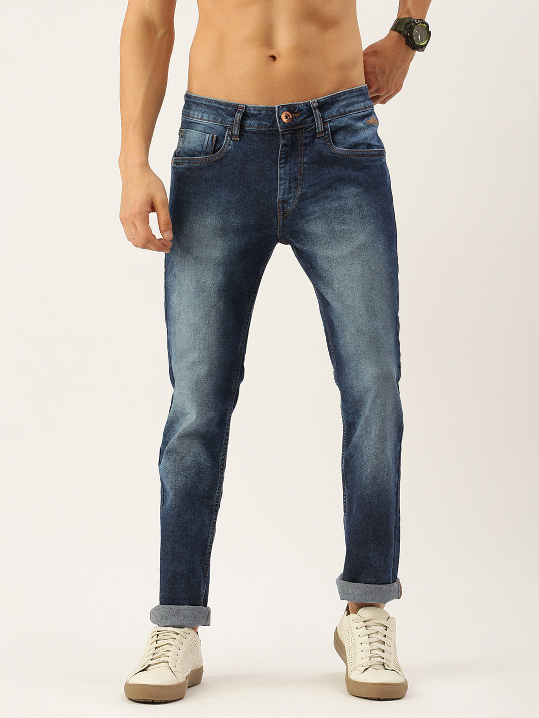 Flying Machine Men Blue Michael Low-Rise Heavy Fade Stretchable Skinny Fit Casual Jeans
Flying Machine Men Blue Michael Low-Rise Heavy Fade Stretchable Skinny Fit Casual Jeans