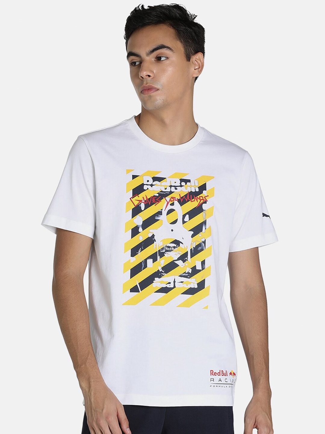 PUMA Motorsport Men White & Yellow Red Bull Racing Street Printed Cotton Motorsports T-shirt
PUMA Motorsport Men White & Yellow Red Bull Racing Street Printed Cotton Motorsports T-shirt