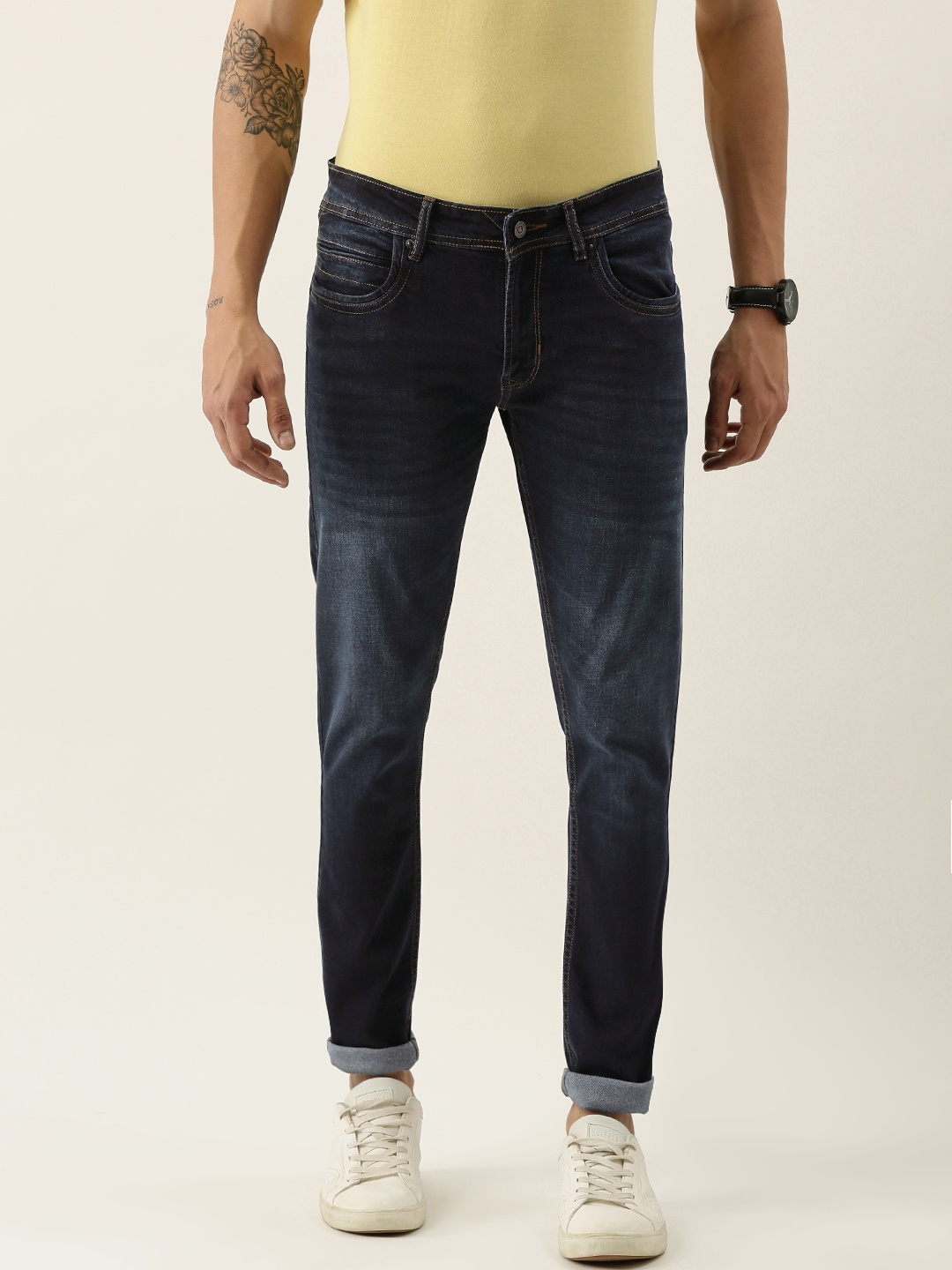 Peter England Casuals Men Navy Blue Skinny Fit Mid-Rise Light Fade Stretchable Jeans
Peter England Casuals Men Navy Blue Skinny Fit Mid-Rise Light Fade Stretchable Jeans