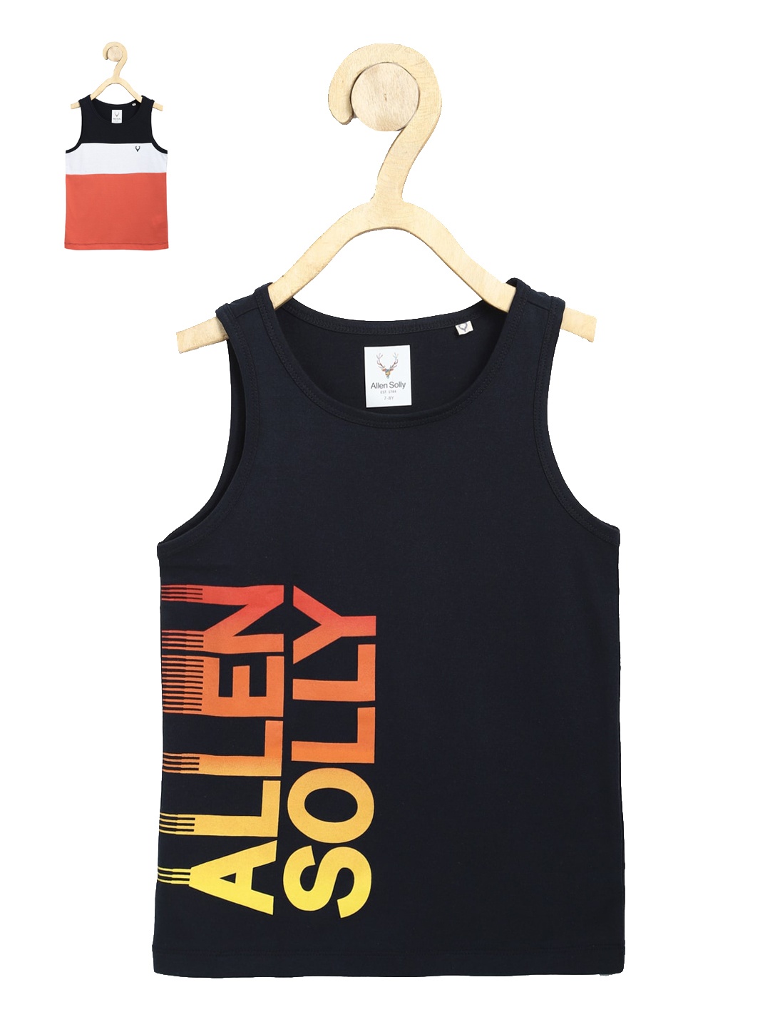 Allen Solly Junior Boys Navy Blue & Red Pack Of 2 Patterned Pure Cotton Innerwear Vests
Allen Solly Junior Boys Navy Blue & Red Pack Of 2 Patterned Pure Cotton Innerwear Vests