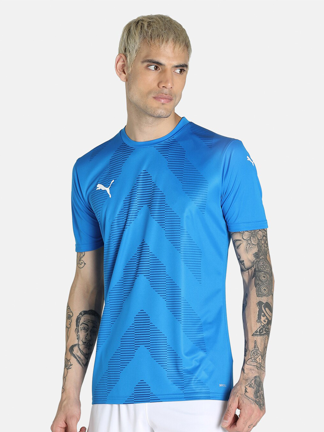 Puma Men Blue Printed Regular Fit teamGLORY Sustainable Football Jersey
Puma Men Blue Printed Regular Fit teamGLORY Sustainable Football Jersey