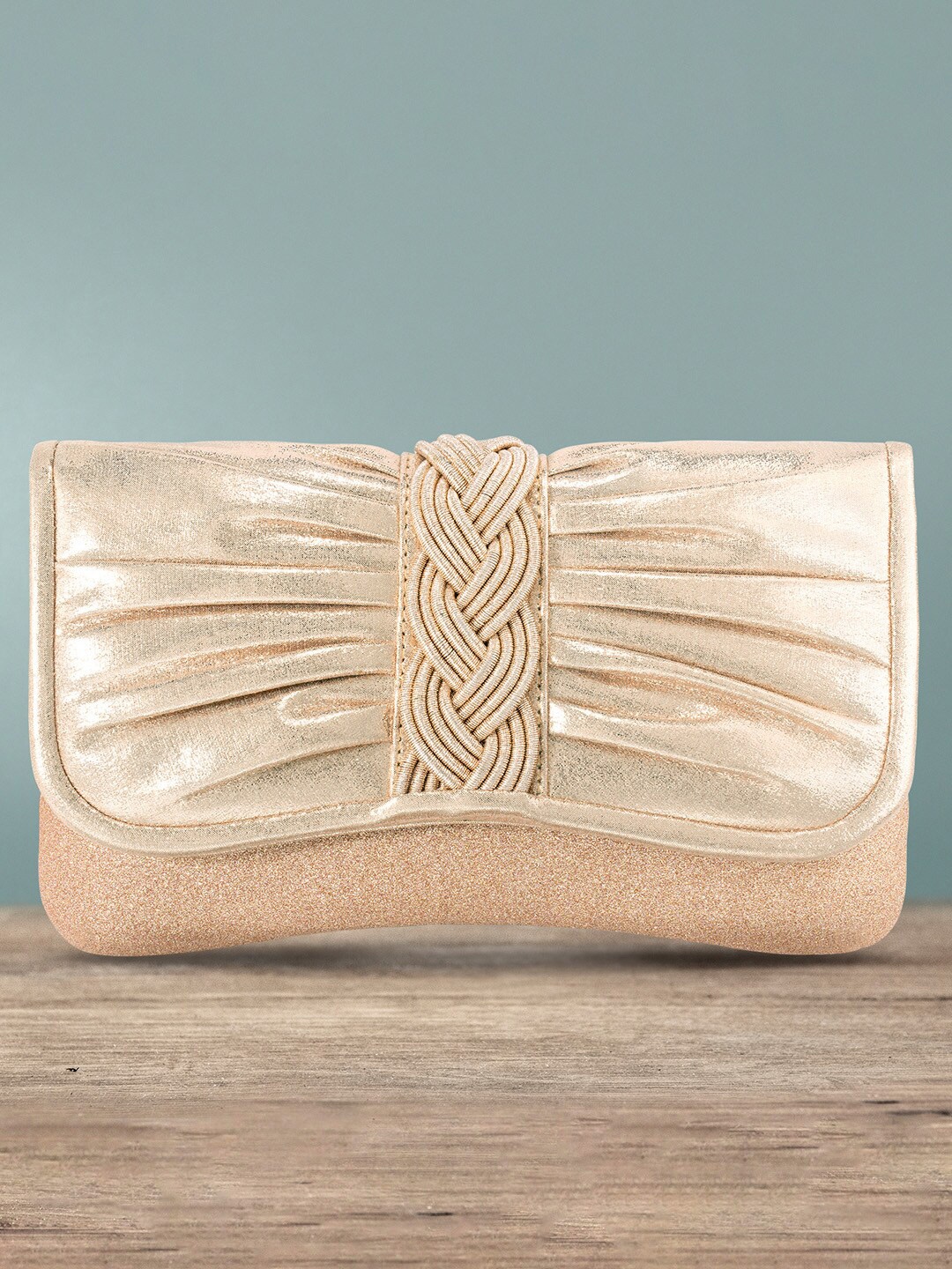 Peora Rose Gold Purse Clutch