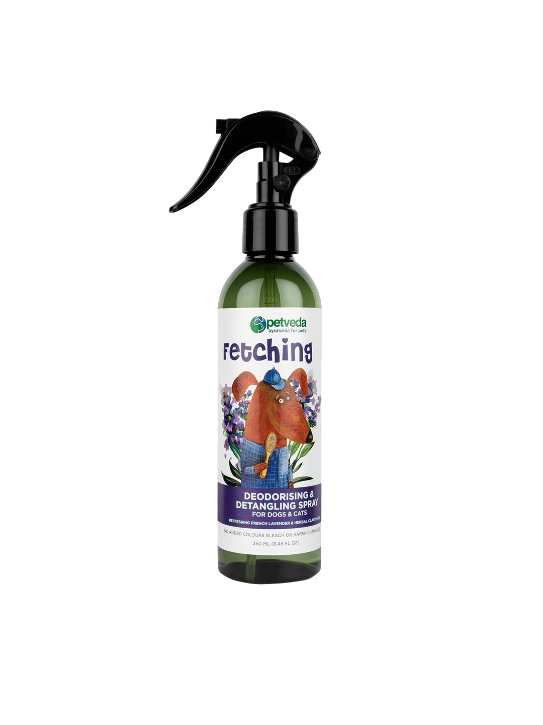 Petveda Ayurvedic Deodorant Detangling Spray with French Lavender Essential Oil for Dogs & Cats, Na
Petveda Ayurvedic Deodorant Detangling Spray with French Lavender Essential Oil for Dogs & Cats, Na