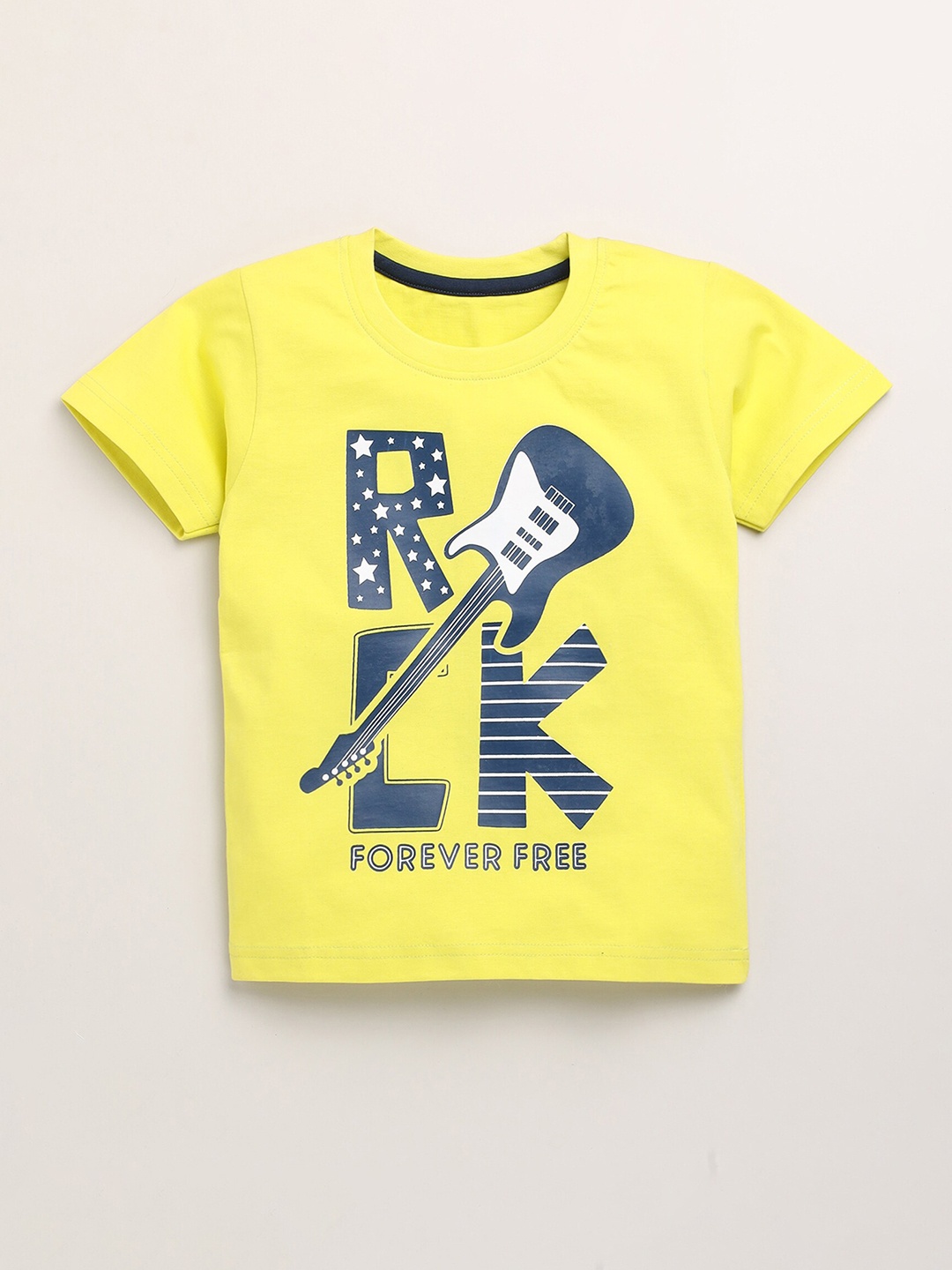Toonyport Boys Green Printed Pure Cotton T-shirt