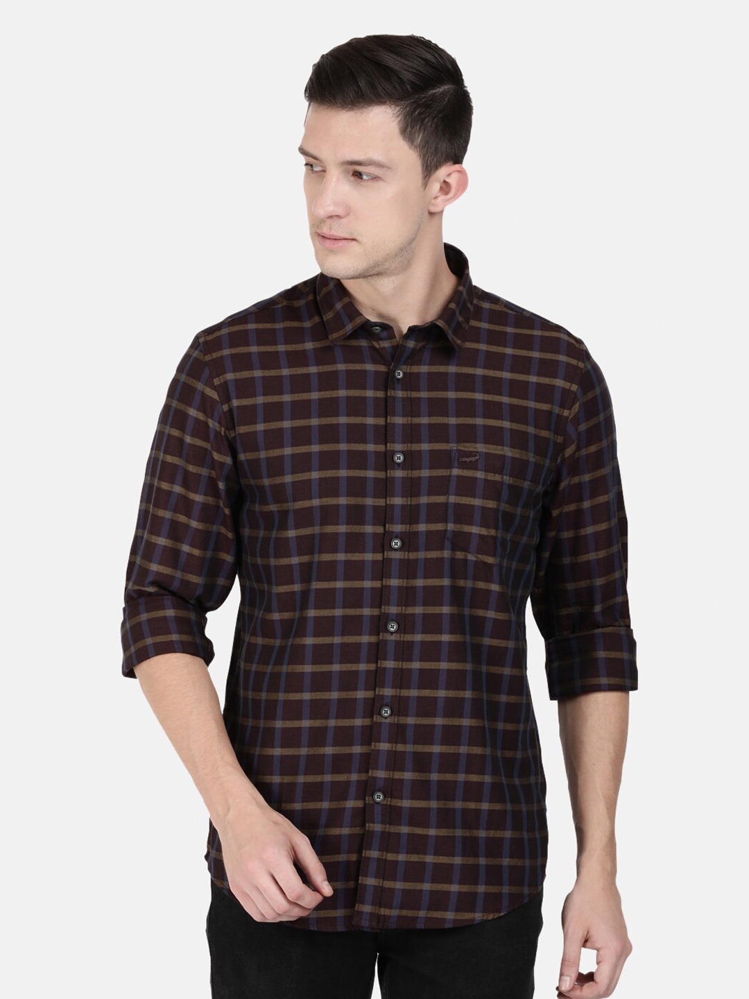 Crocodile Men Maroon Grid Tattersall Checks Checked Classic Slim Fit Cotton Casual Shirt
Crocodile Men Maroon Grid Tattersall Checks Checked Classic Slim Fit Cotton Casual Shirt