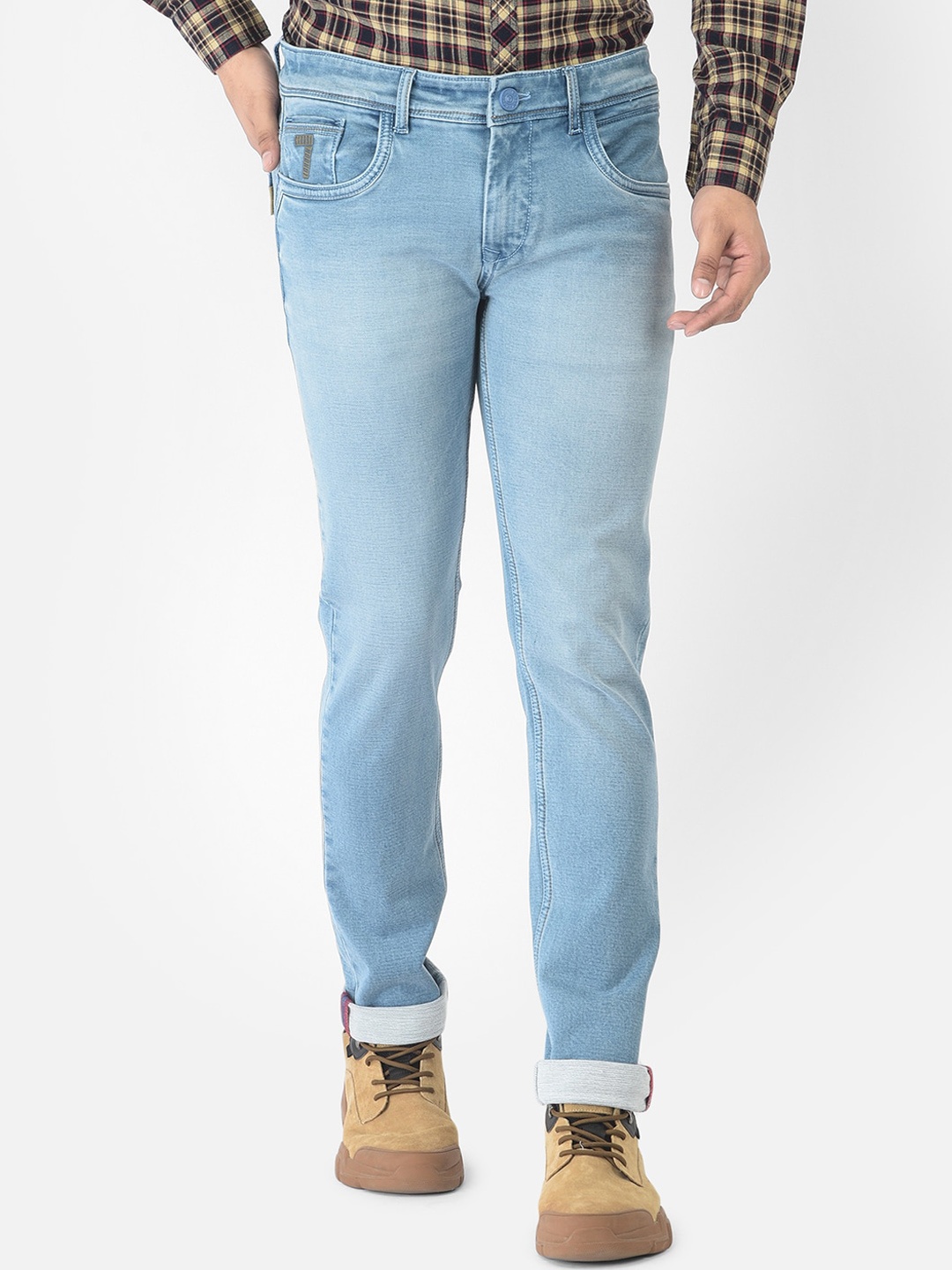 Canary London Men Blue Smart Skinny Fit Low-Rise Heavy Fade Embroidered Stretchable Jeans
Canary London Men Blue Smart Skinny Fit Low-Rise Heavy Fade Embroidered Stretchable Jeans