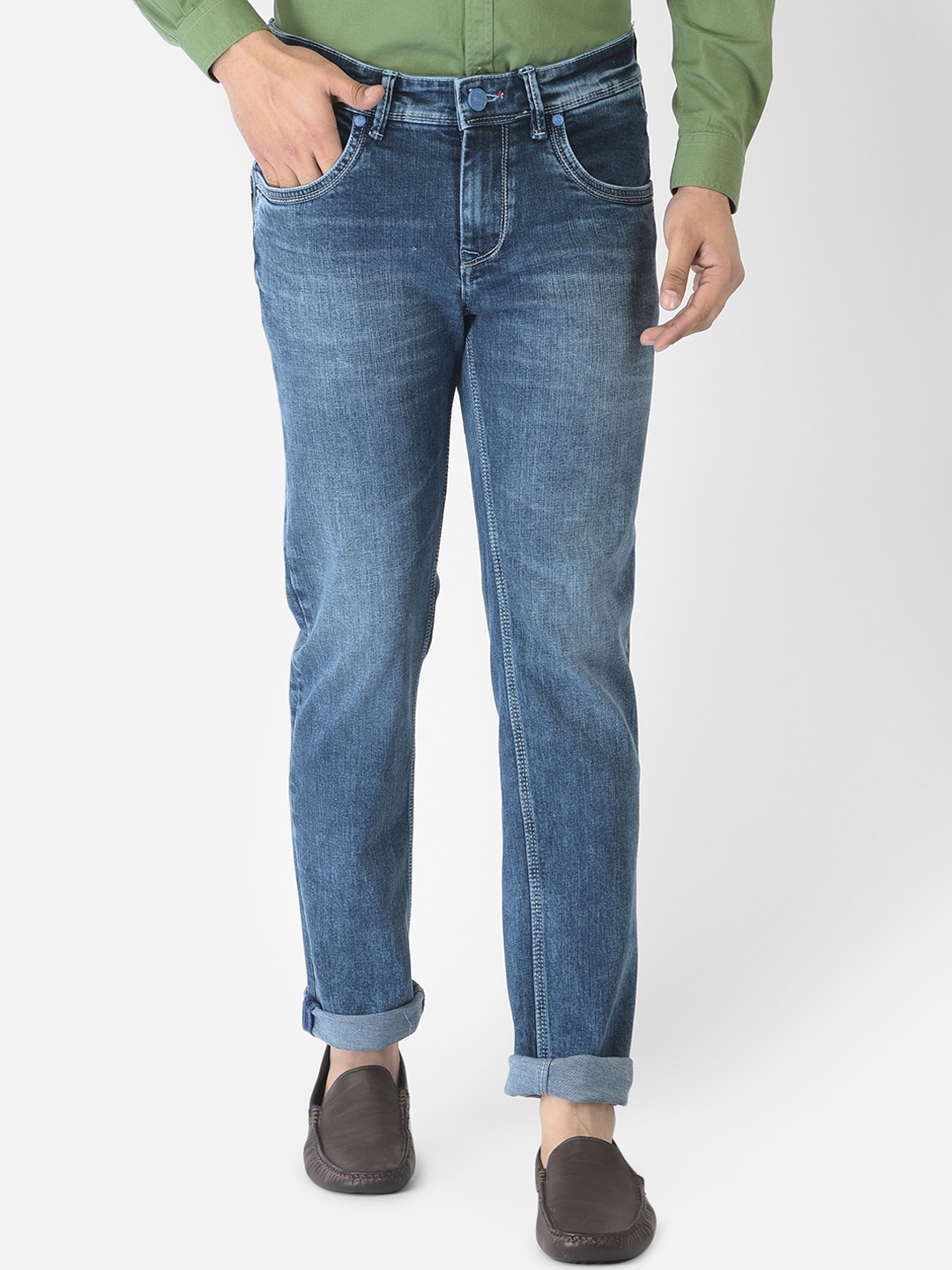 Canary London Men Blue Smart Slim Fit Low-Rise Light Fade Embroidered Stretchable Jeans
Canary London Men Blue Smart Slim Fit Low-Rise Light Fade Embroidered Stretchable Jeans