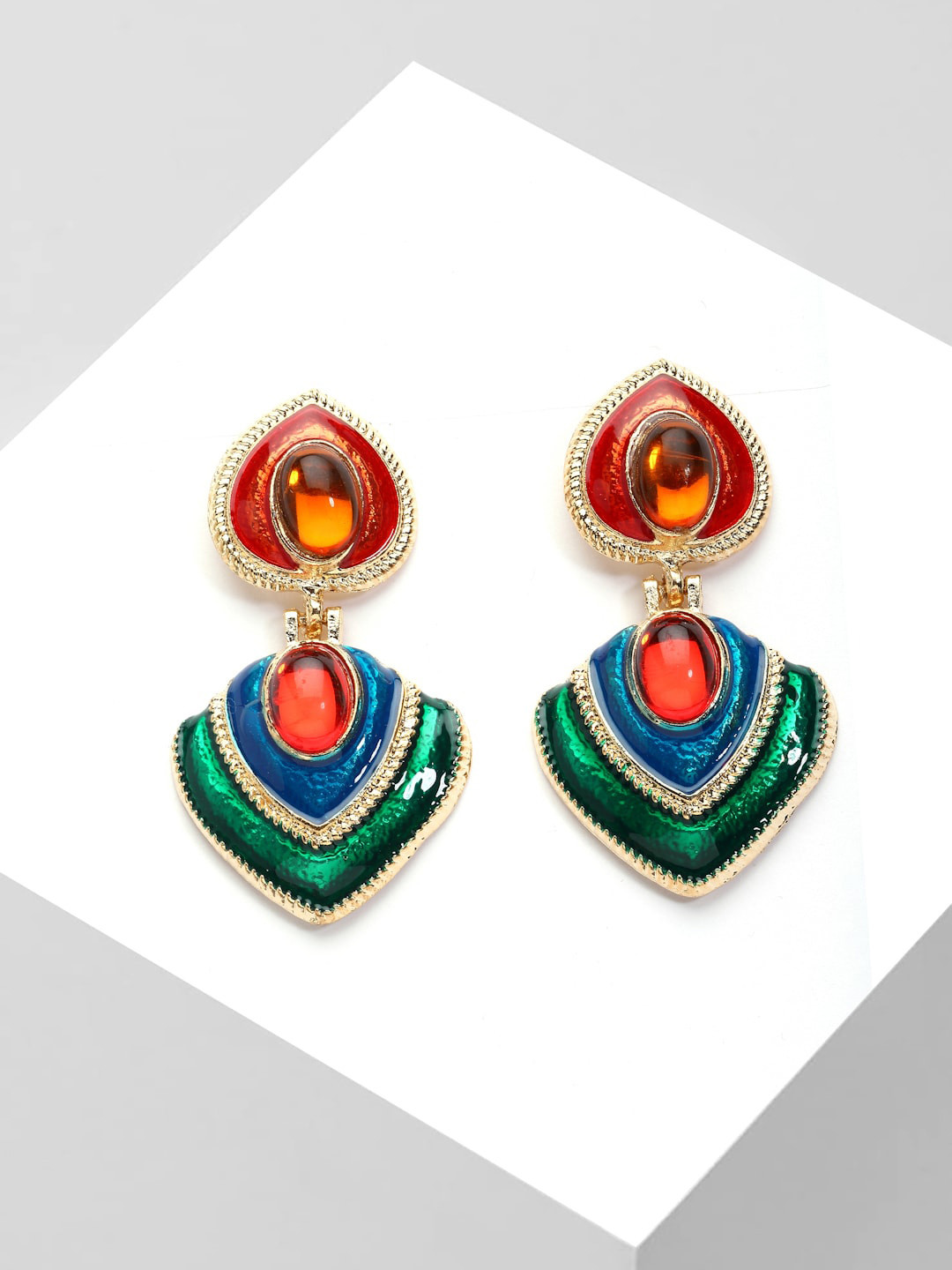 AVANT-GARDE PARIS Multicoloured Contemporary Drop Earrings, Multi
AVANT-GARDE PARIS Multicoloured Contemporary Drop Earrings, Multi