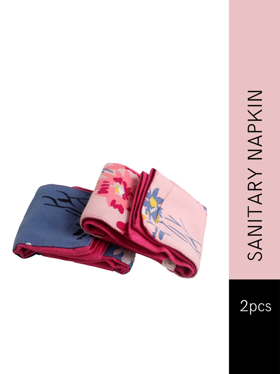 fabpad Set of 2 Foldable Printed Reusable Washable Cloth Pads Sanitary Napkins, Pink
fabpad Set of 2 Foldable Printed Reusable Washable Cloth Pads Sanitary Napkins, Pink