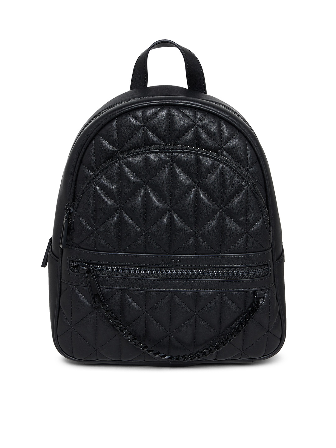ALDO Women Black Quilted Backpack