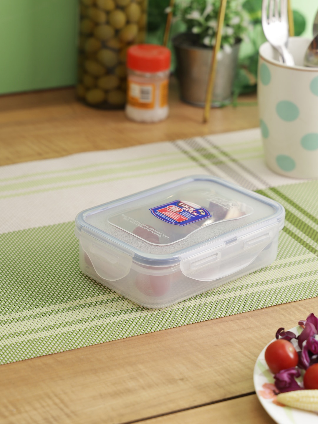 Lock & Lock Transparent Food Storage Container with Lid 360 ML