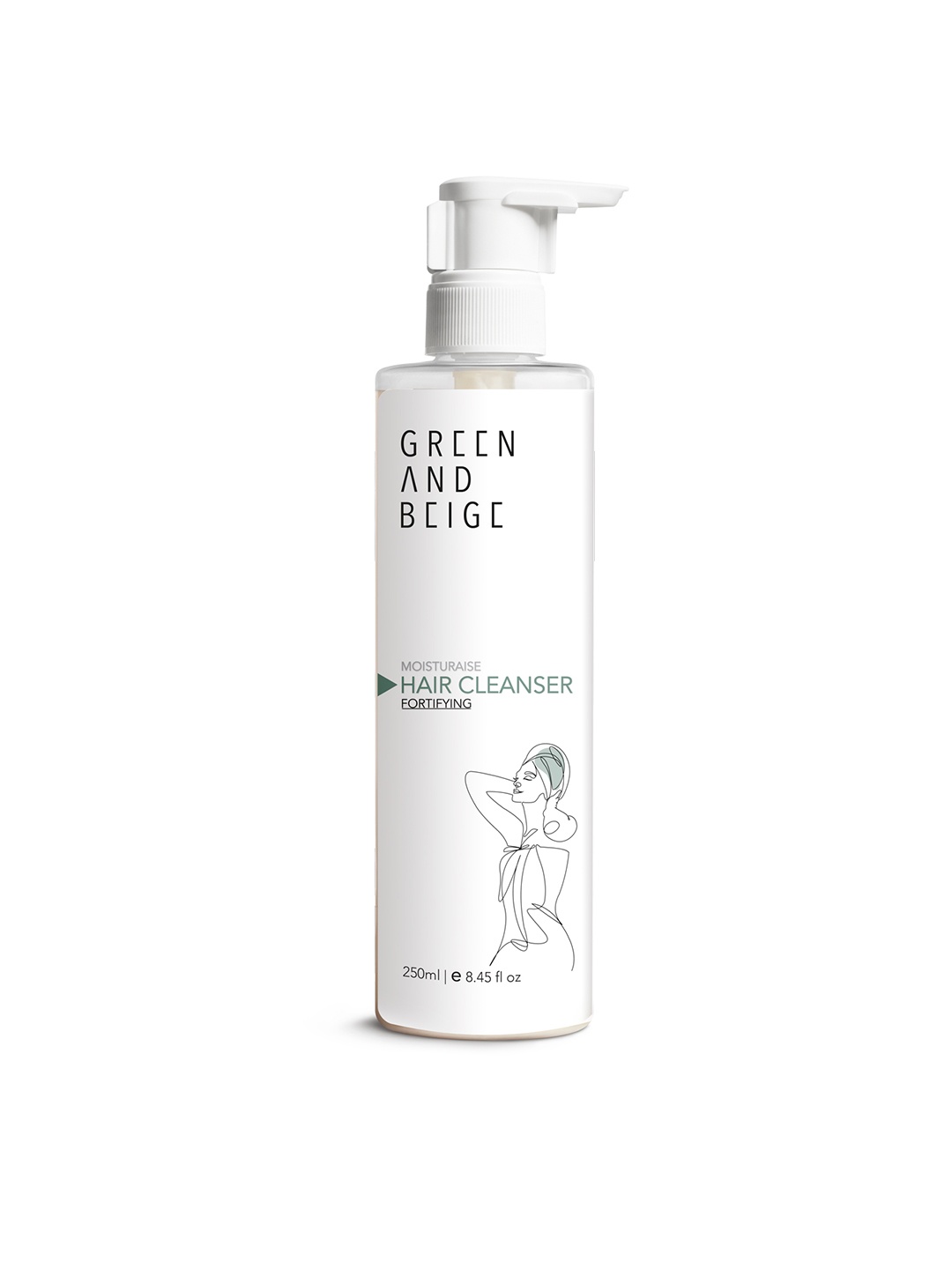 GREEN AND BEIGE Moisturaise Microbiome Hair Care Fortifying Hair Cleanser - 250 ml, Off white
GREEN AND BEIGE Moisturaise Microbiome Hair Care Fortifying Hair Cleanser - 250 ml, Off white